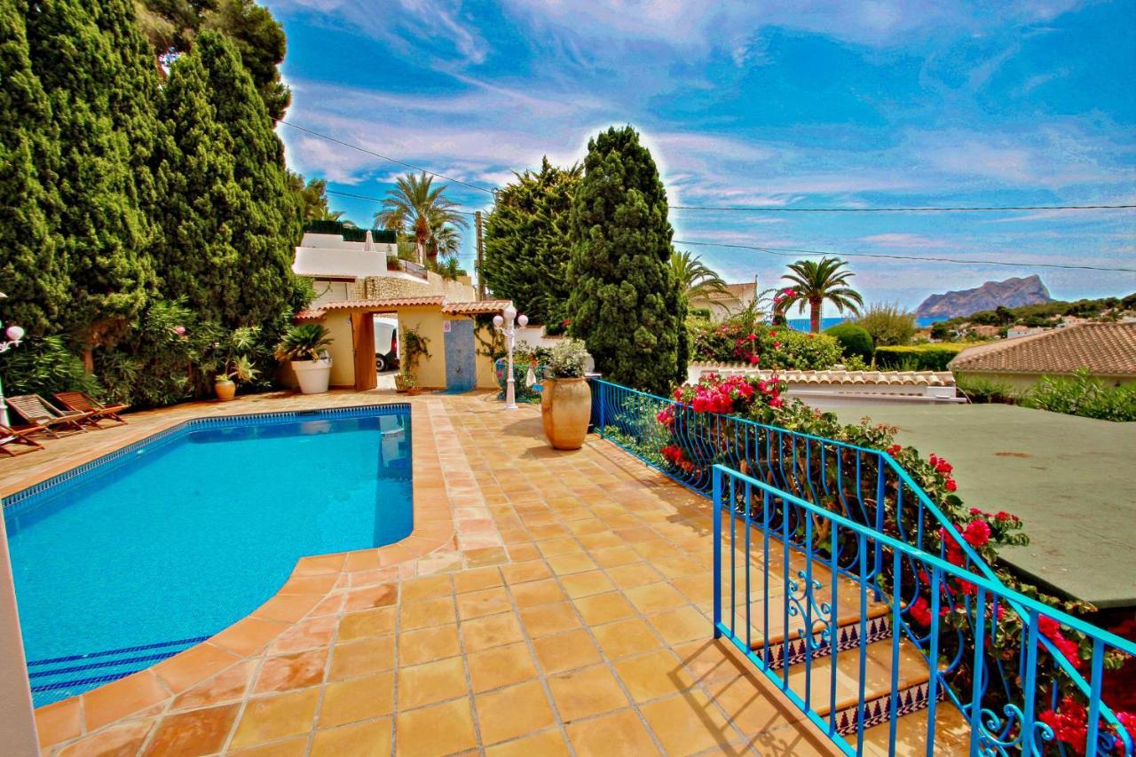 Los Terribles - Sea View Villa With Private Pool In Бениса Экстерьер фото